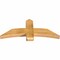 Ekena Millwork Bellingham Rough Sawn Timber Gable Bracket, Western Red Cedar, 48"W x 20"H x 4"D x 6"F, 10/12 Pitch GBW048X20X0406BEL00RWR - alternate 3